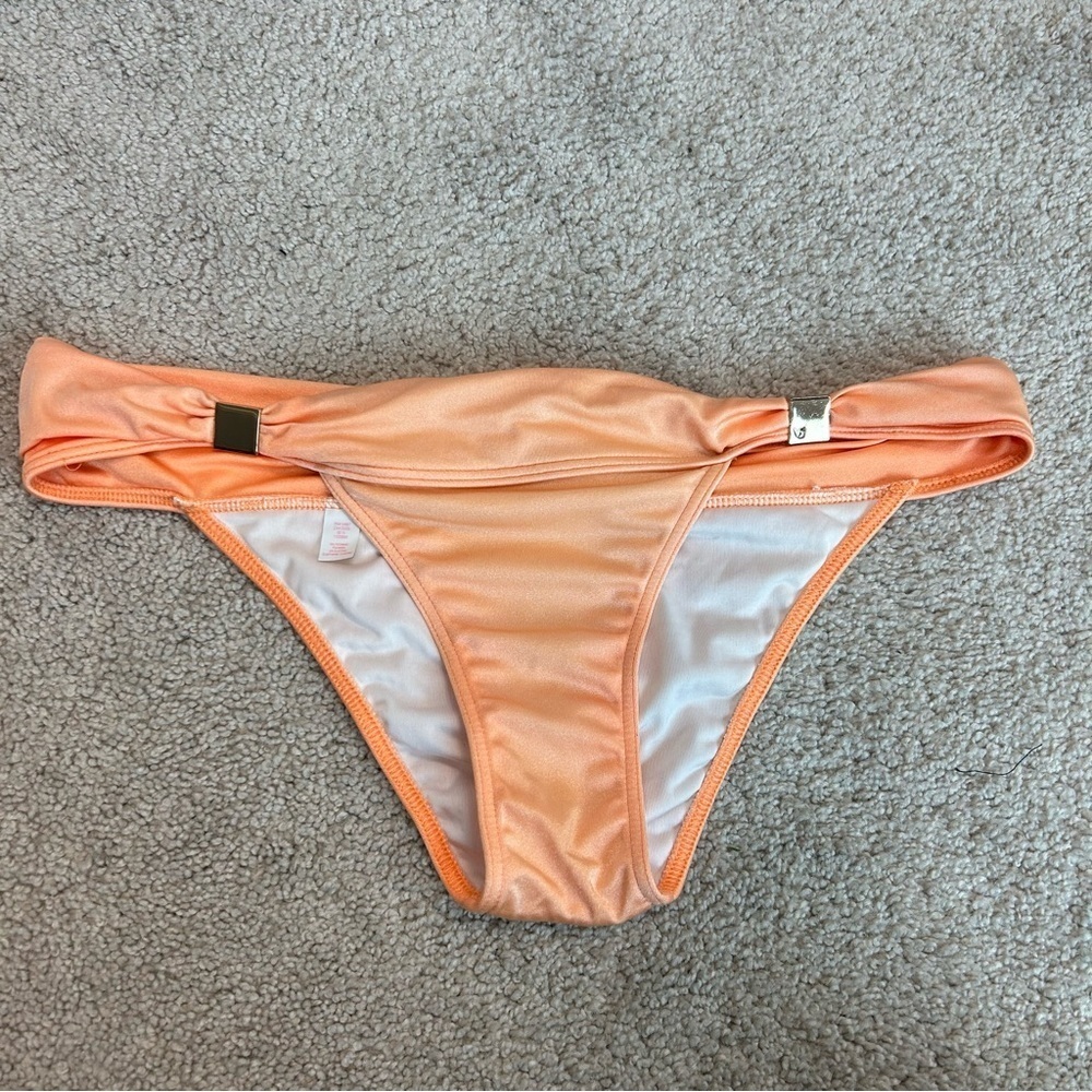 Victoria’s  Secret Swim Bombshell Hottie Bikini Bottom Cheeky peach Orange S